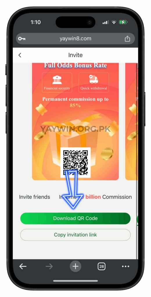 yaywin-invitation-link